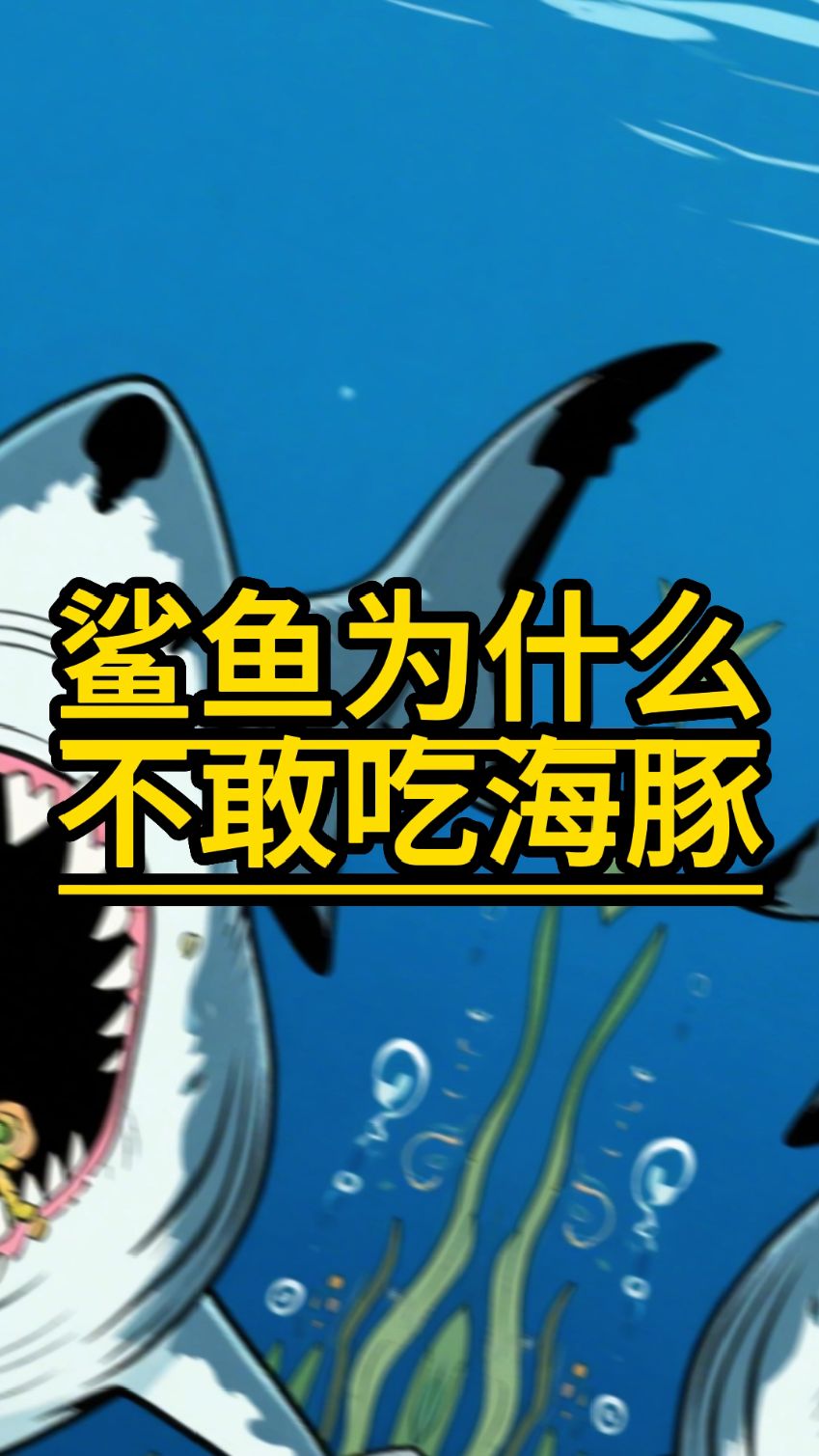 鲨鱼为什么不敢吃海豚