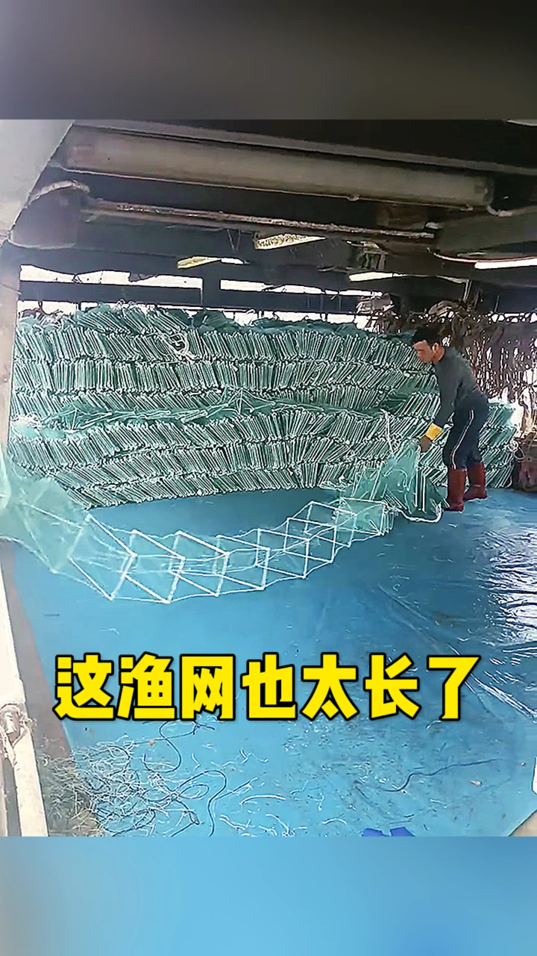 这个鱼网也太长了吧