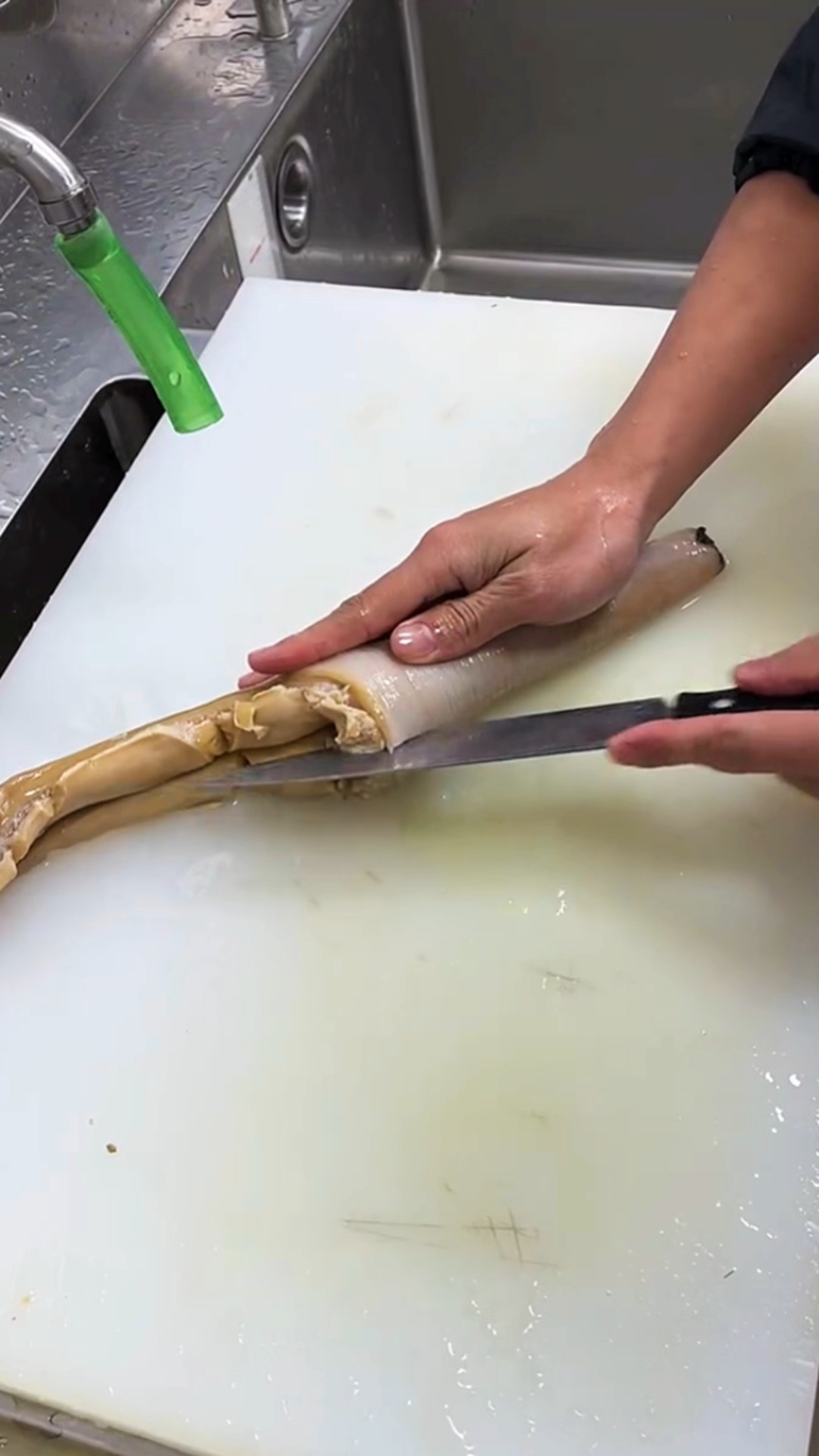 快速处理象拔蚌的方法