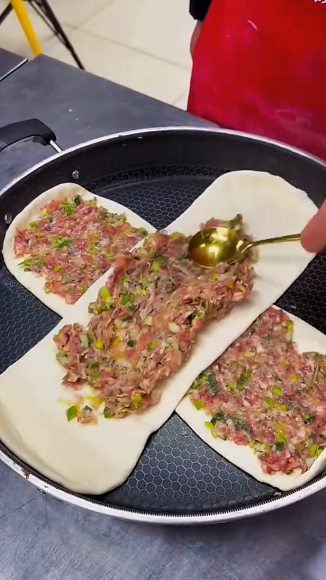制作千层馅饼的方法