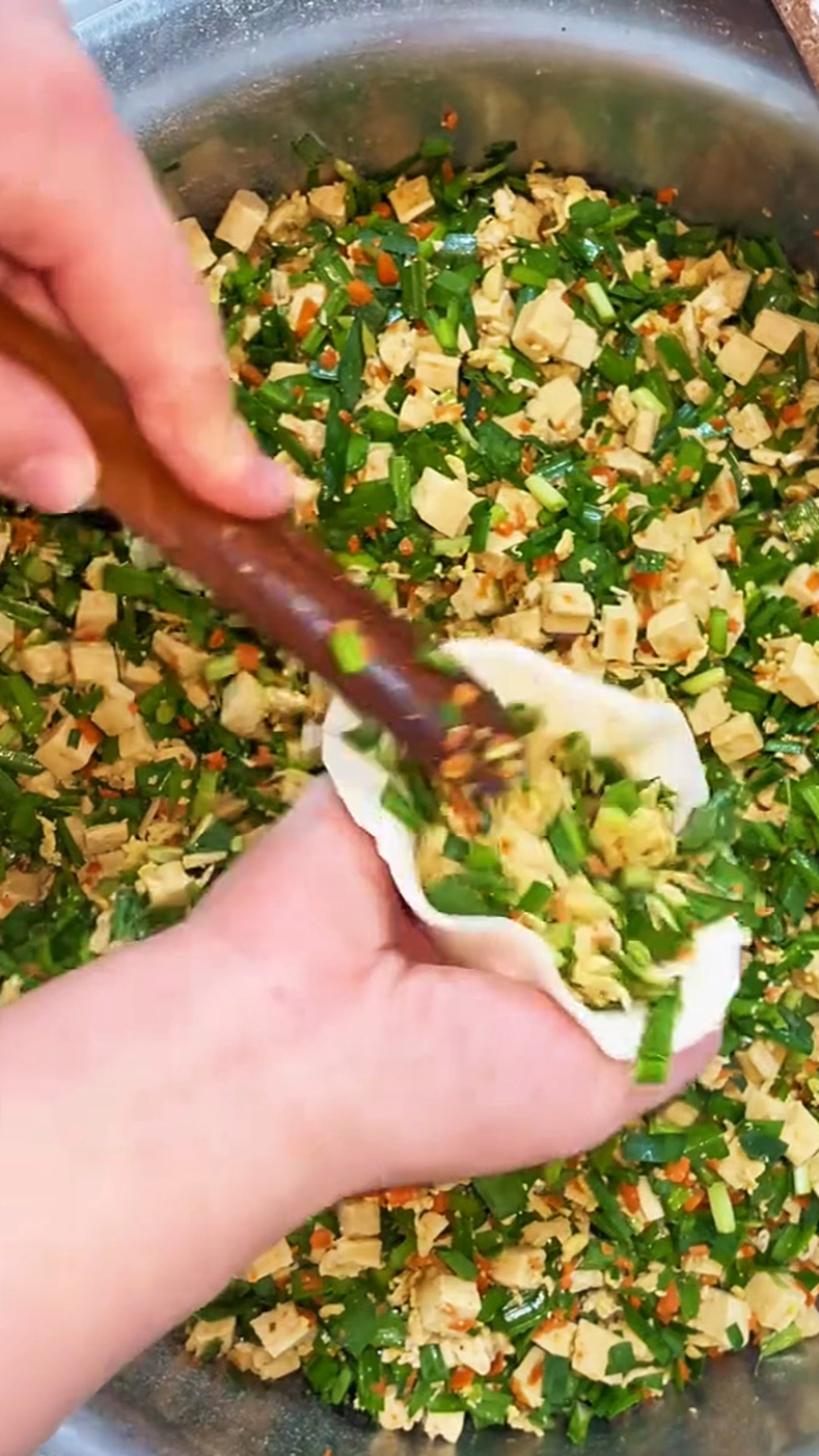 制作素馅包子的方法
