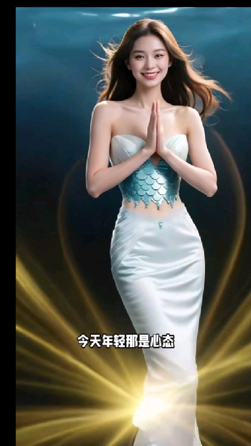 穿这晚礼服秒变美人鱼
