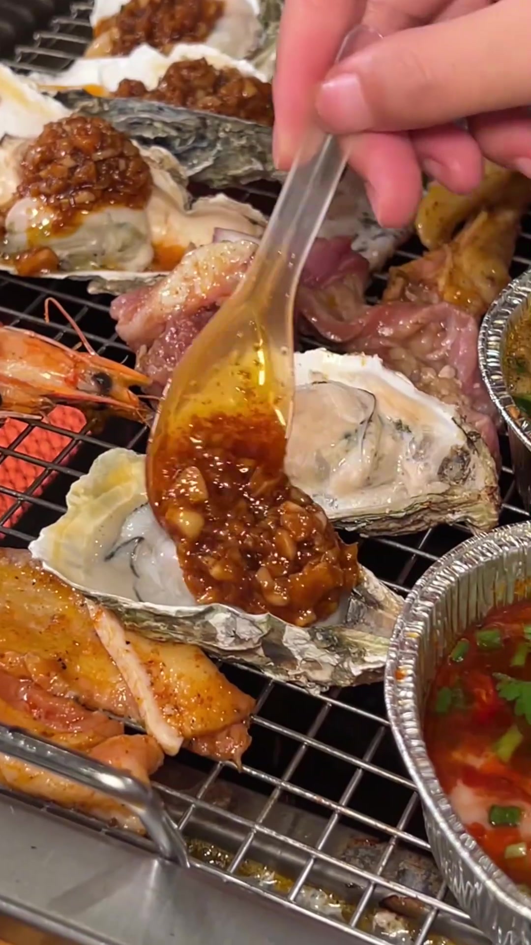 沙坪坝附近的同学太幸福了哦，这家自助烤肉东西太多了！