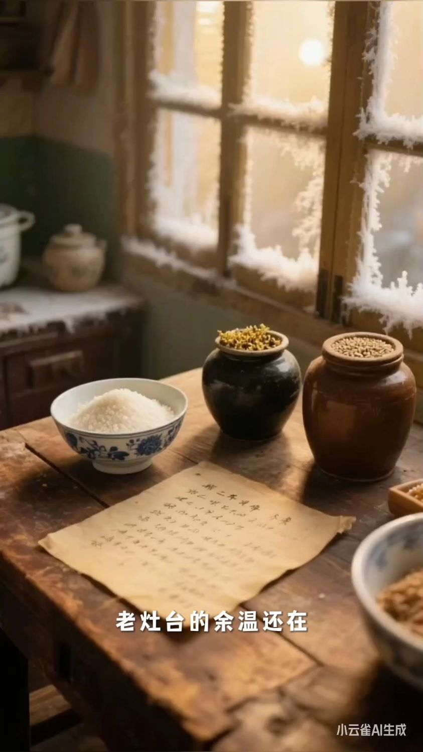 中秋家宴做道桂花汤圆,寓意“团团圆圆”。