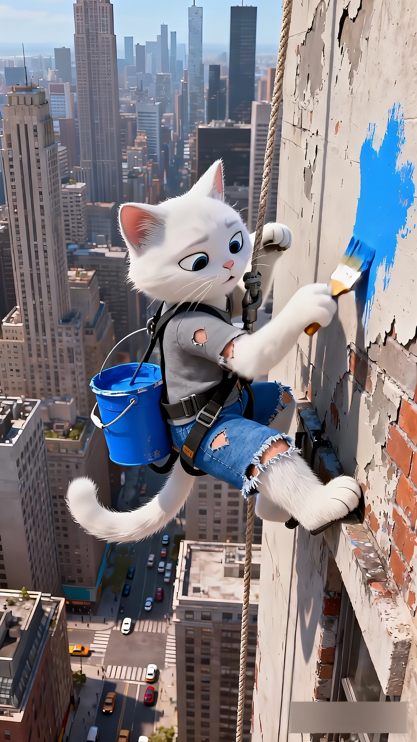 小猫很励志 让我们为小猫加油