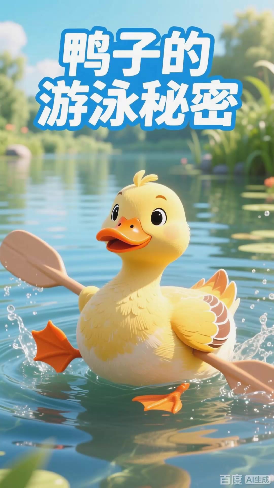 你不知道的冷知识：鸭蹼帮助游泳