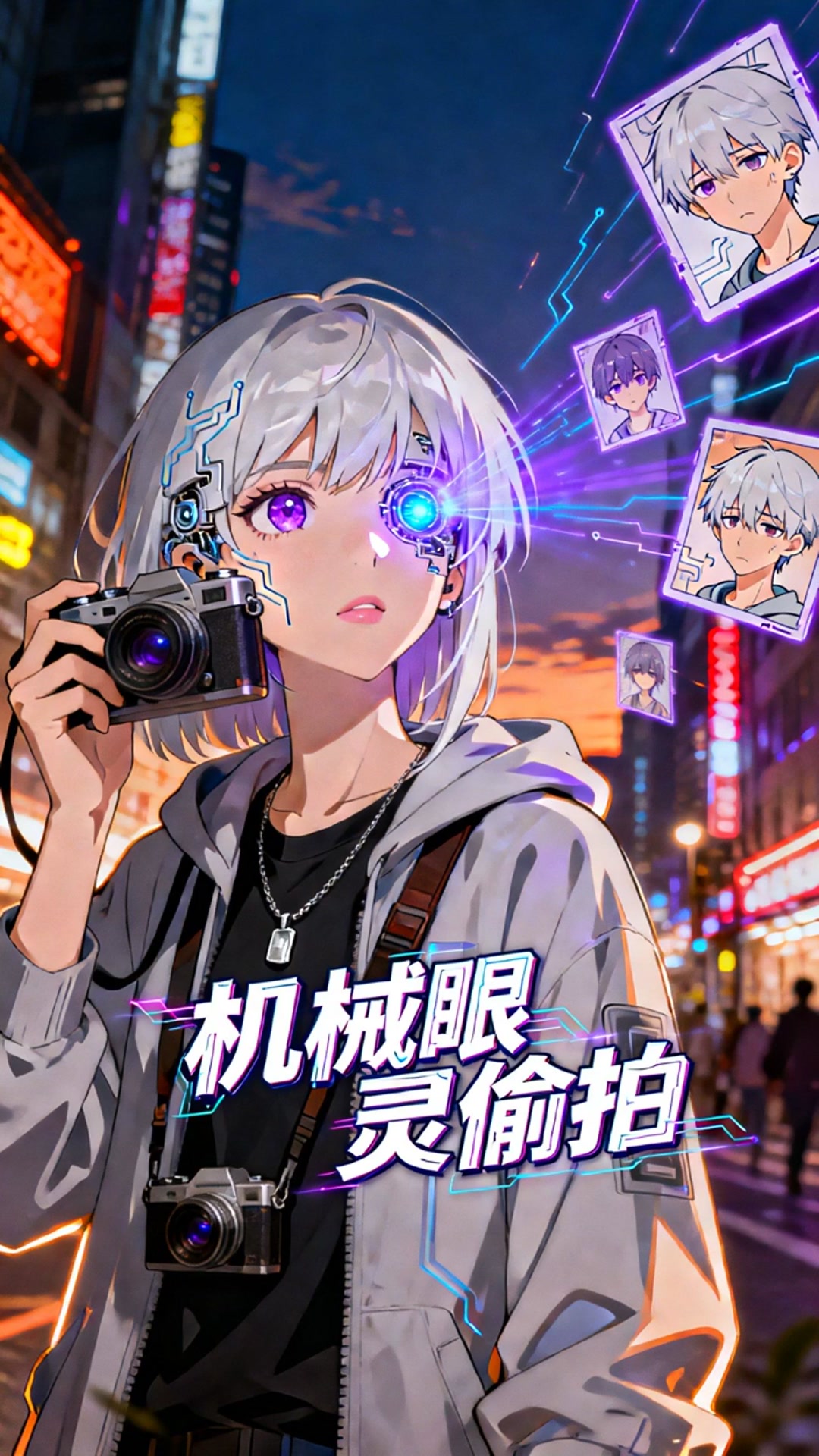 《机械眼灵偷拍,把照片拍成卡通照》