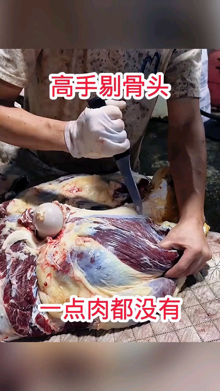 高手剔骨头,一点肉都没有!