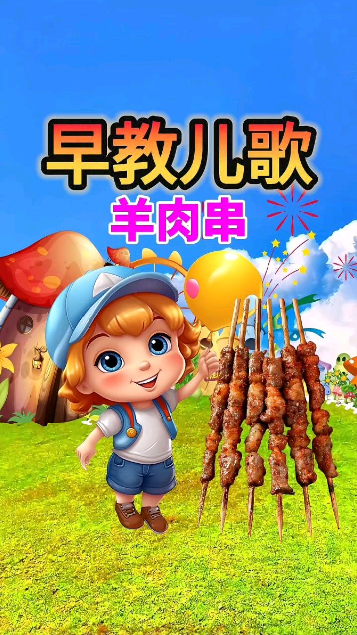 羊肉串 宝宝学说话 幼儿语言启蒙 益智动画