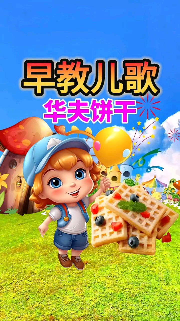 宝宝学说话 幼儿语言启蒙 益智动画 华夫饼