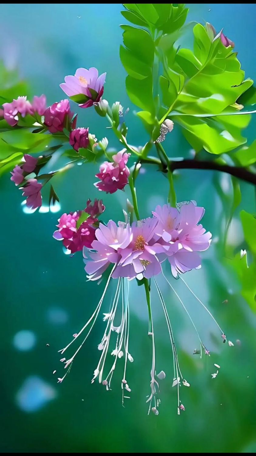 山水荷花风景壁纸#自然之美#治愈风景壁纸