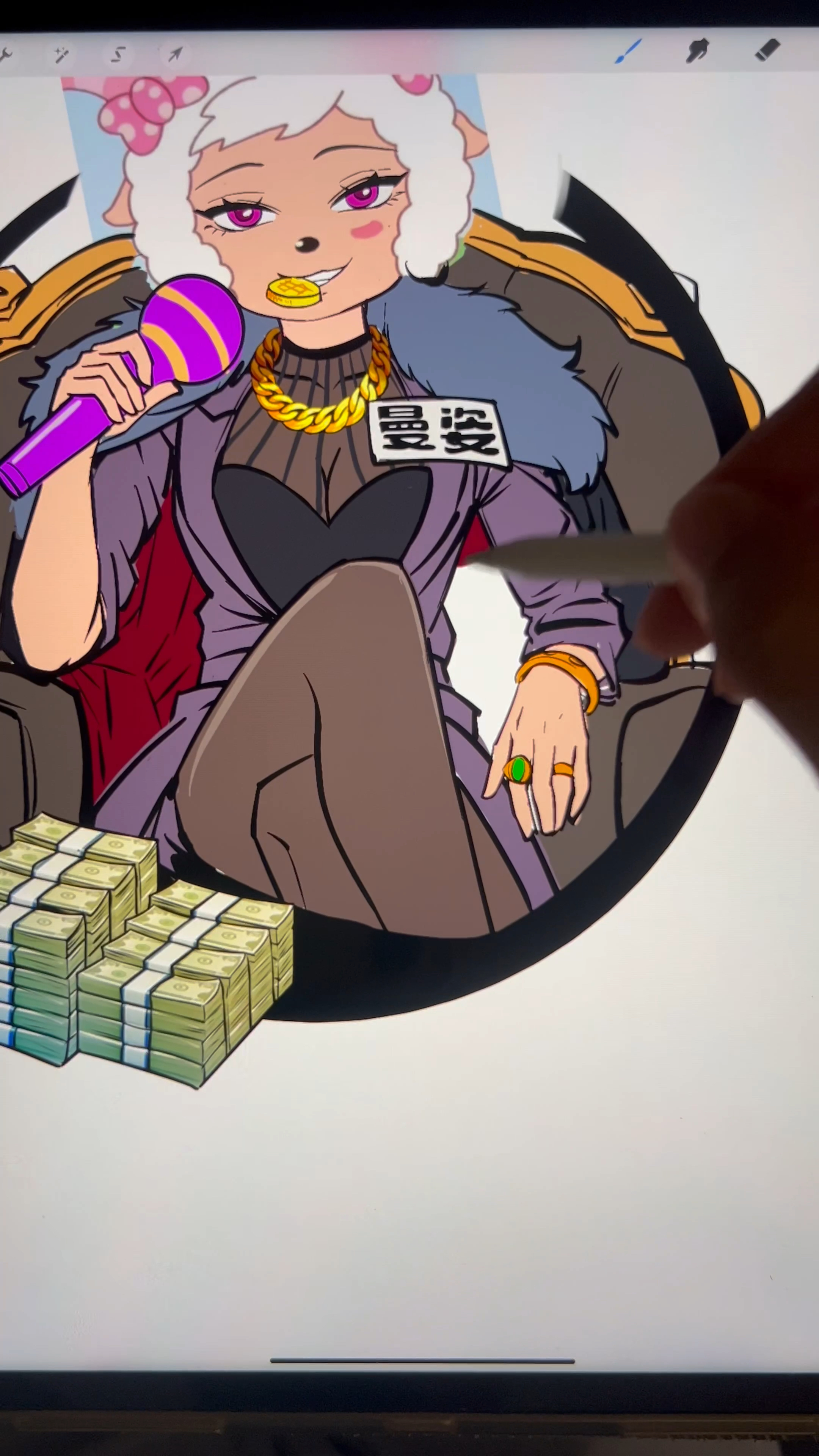 #画画 #美羊羊 #大斌画 明天到操场一下美羊羊