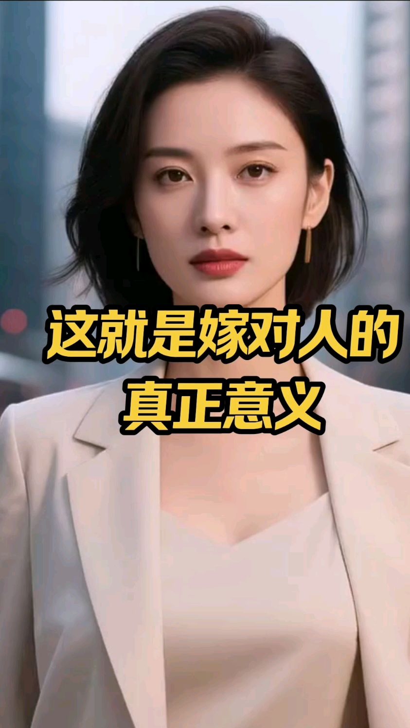 看了监控下的一幕，才明白嫁对人的意义