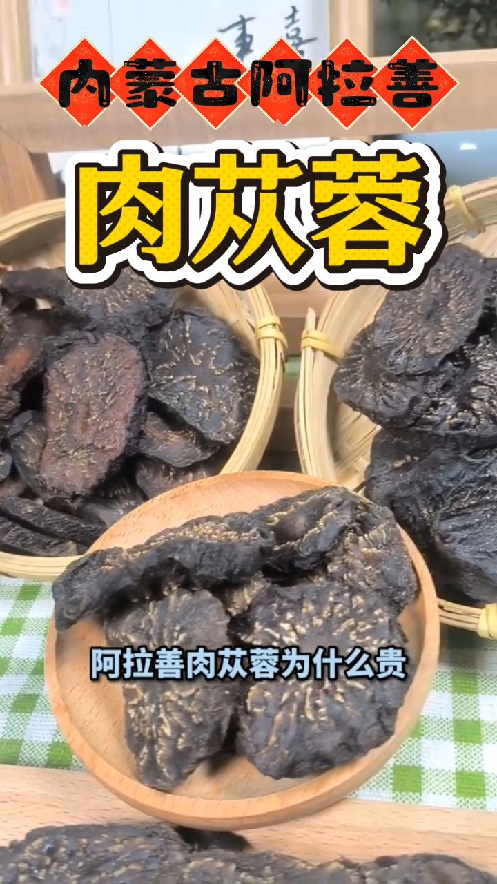 来自阿拉善大沙漠里的肉苁蓉,男生泡水快喝起来吧!