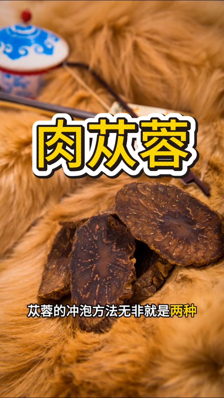 肉苁蓉有两种泡水喝的方法,你知道是哪两种吗?