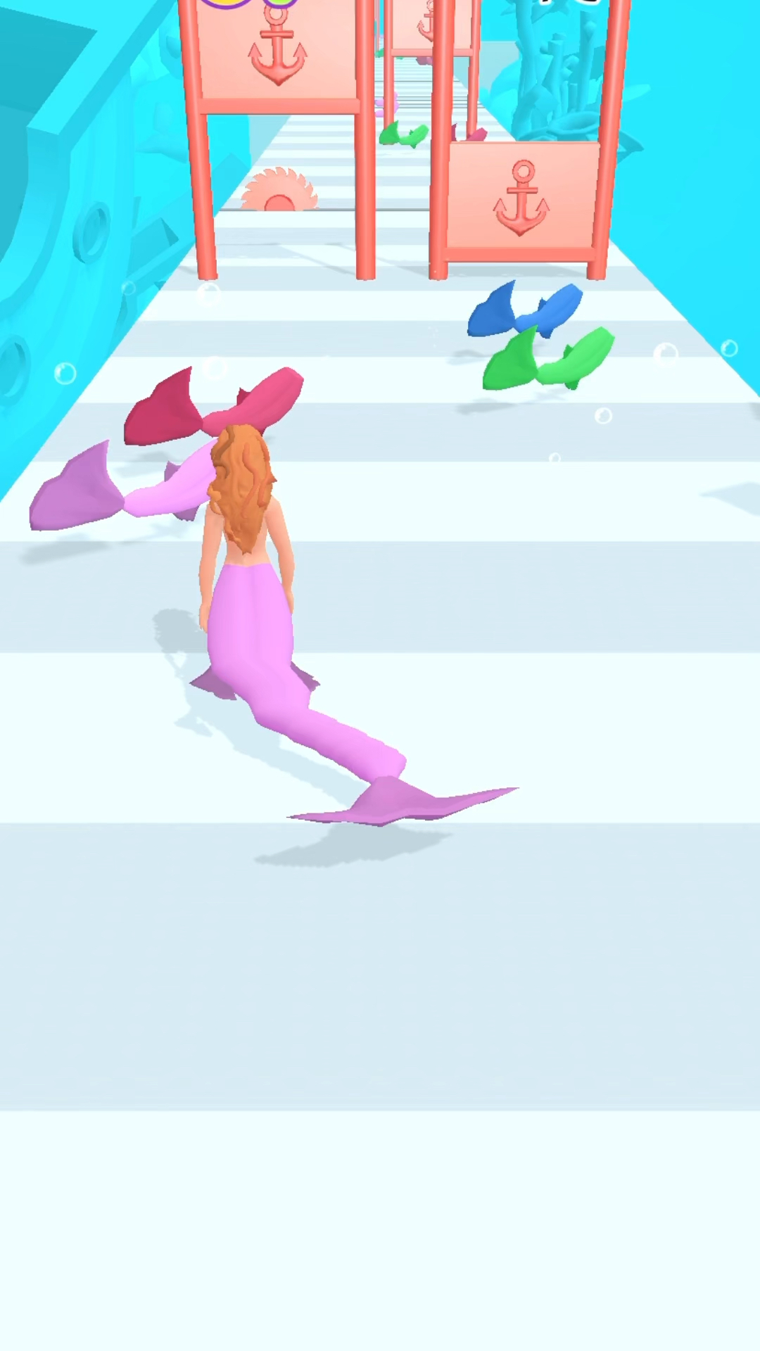 这个美人鱼的长尾巴断了