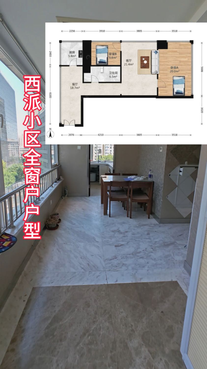 西派国际全窗户户型