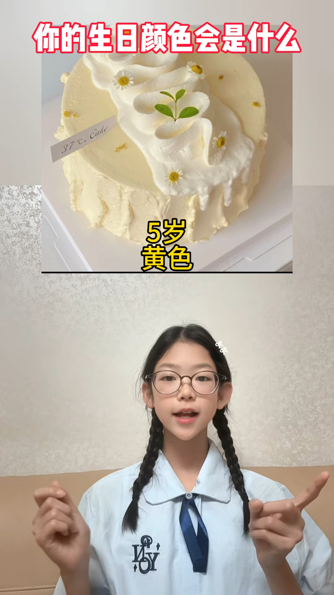 你今年几岁？看看你的生日蛋糕是什么？