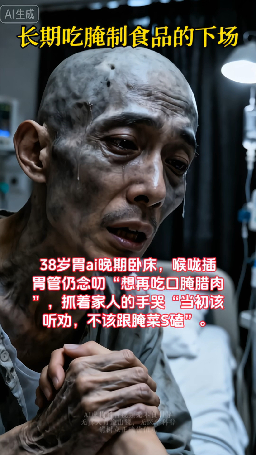 长期吃腌制食品的下场#腌制食品#Ai#听别人的故事悟自己的人生