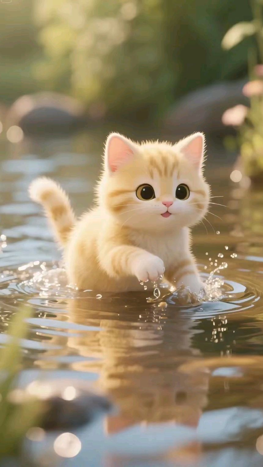 一见倾心的可爱～猫咪壁纸