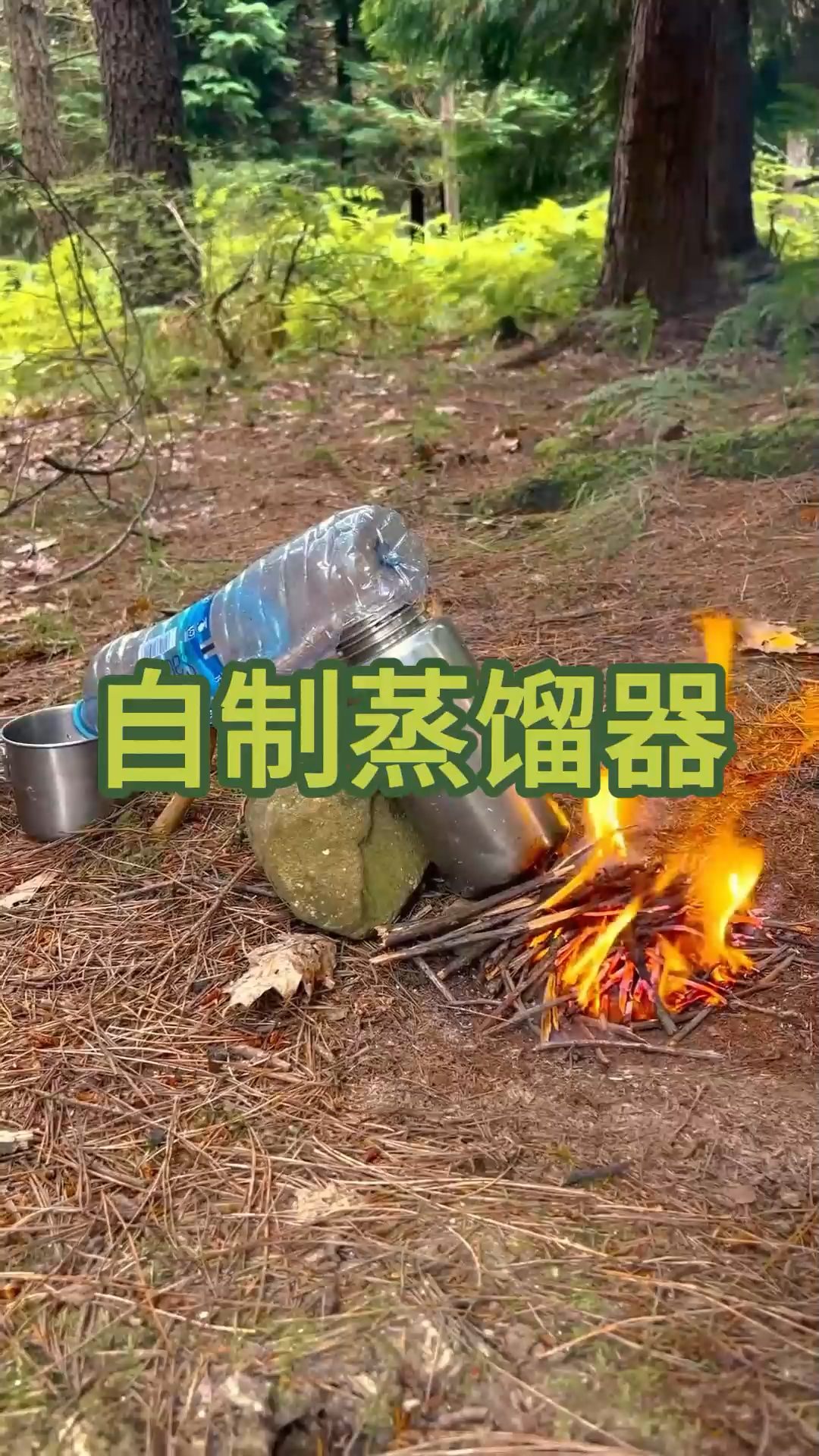 自制蒸馏器,只为喝上一口干净的水