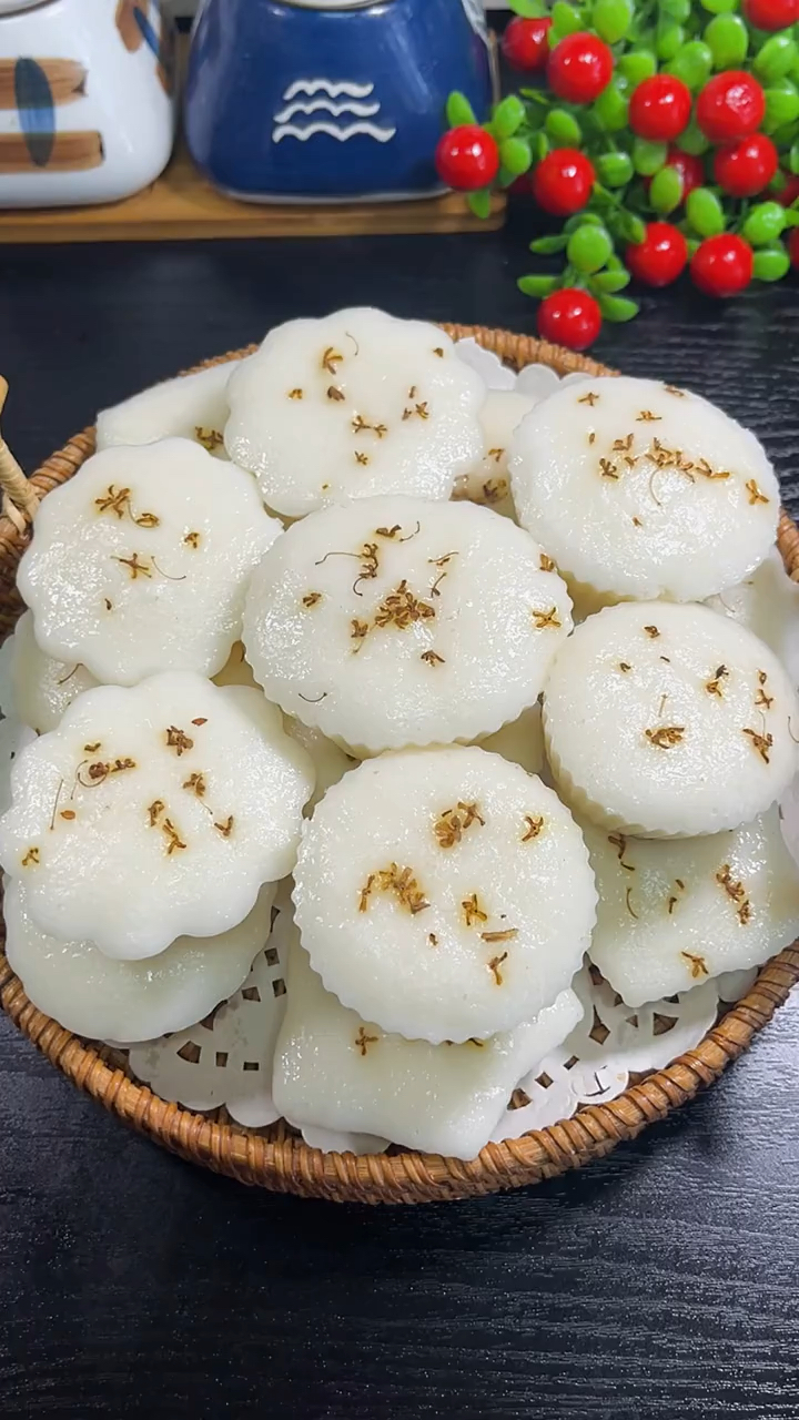 用普通大米做桂花糕