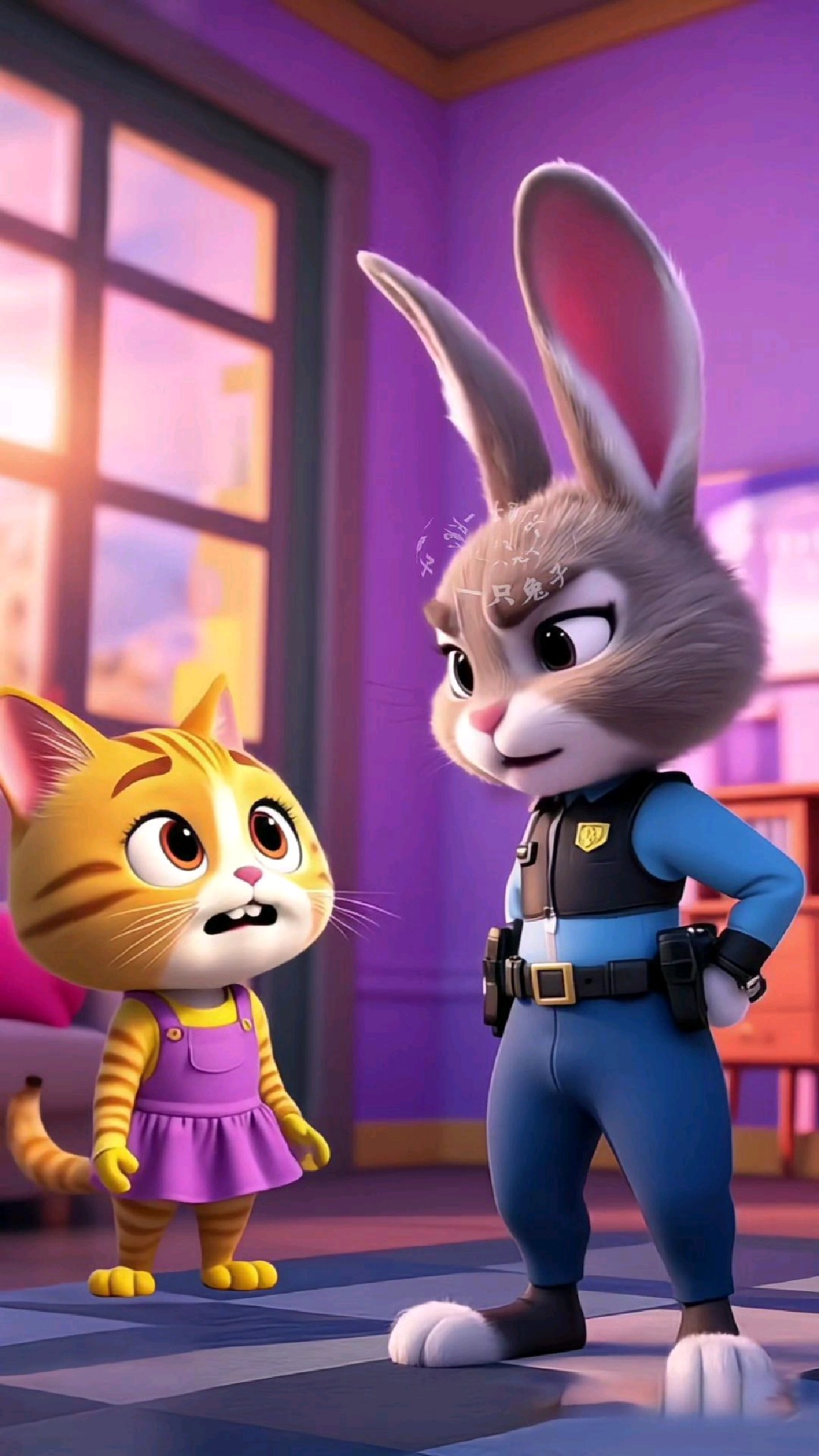 妹妹变成小猫咪了