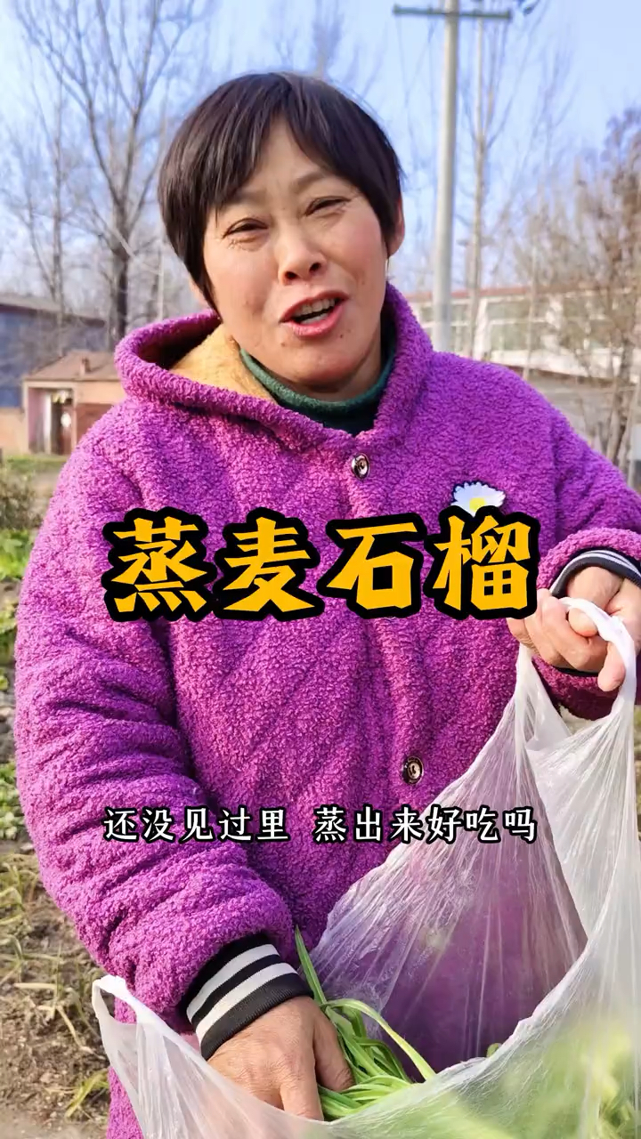 你们吃过蒸麦石榴吗？