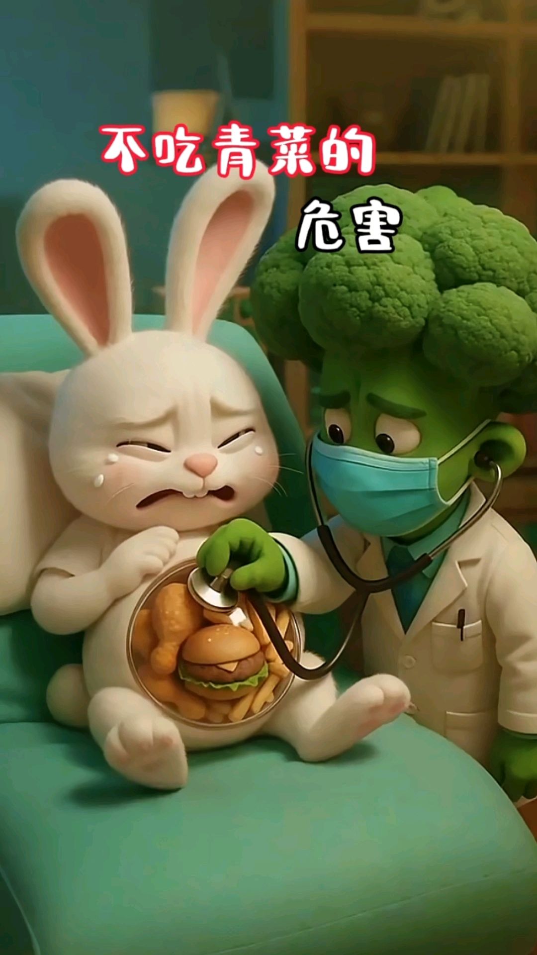 儿童睡前故事《不吃青菜的危害》 ,激发孩子对蔬菜的兴趣