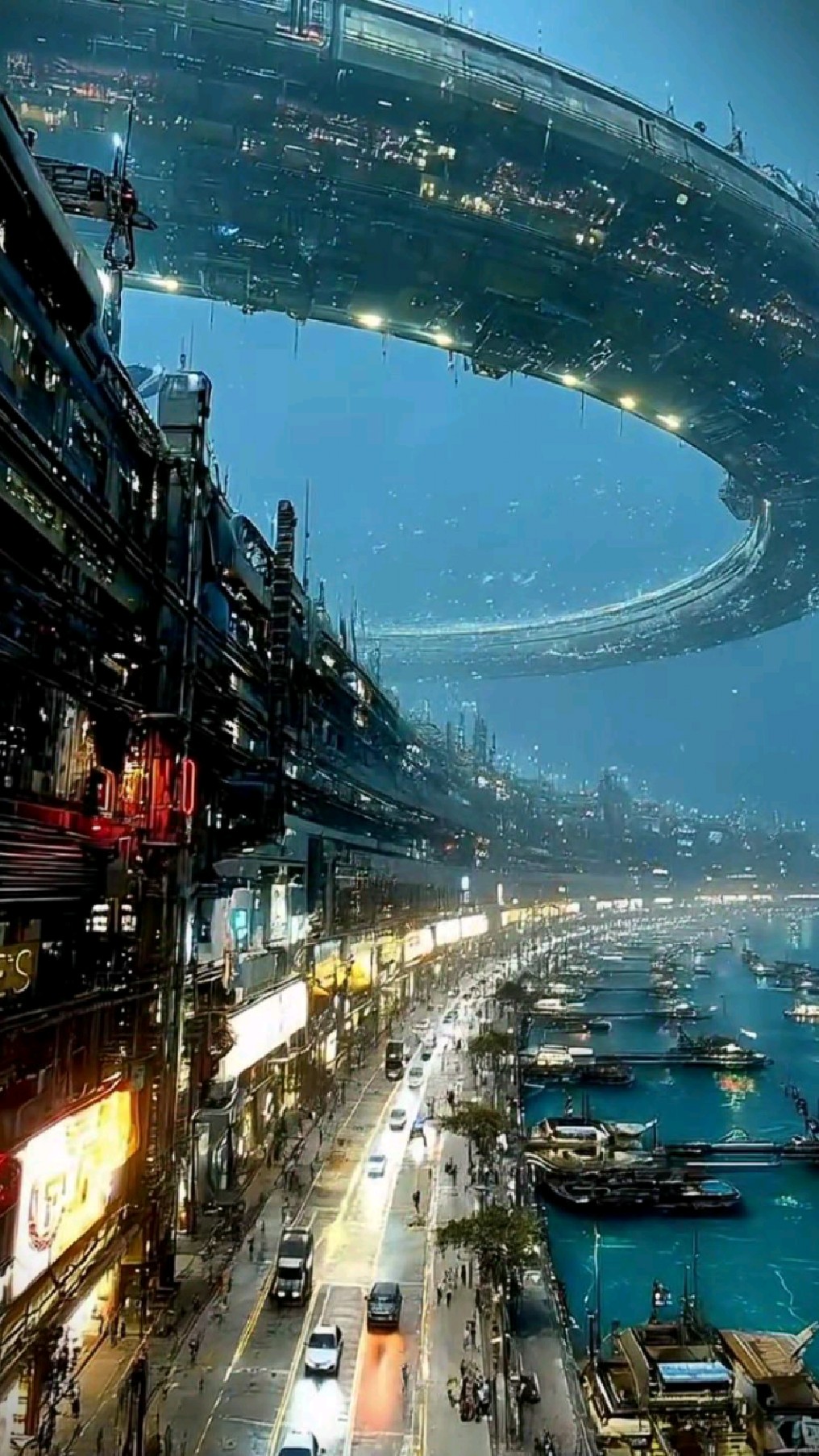 赛博朋克夜之都市