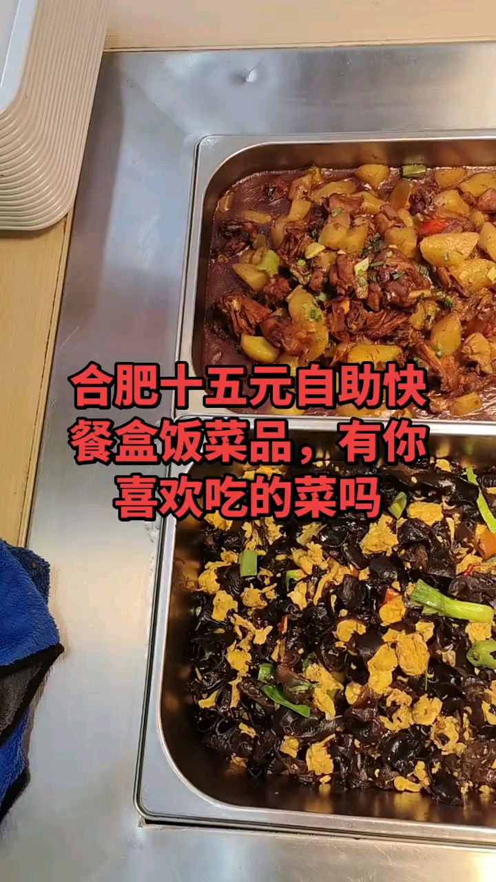 安徽合肥15元的自助快餐,有荤有素随便怎么吃都回本