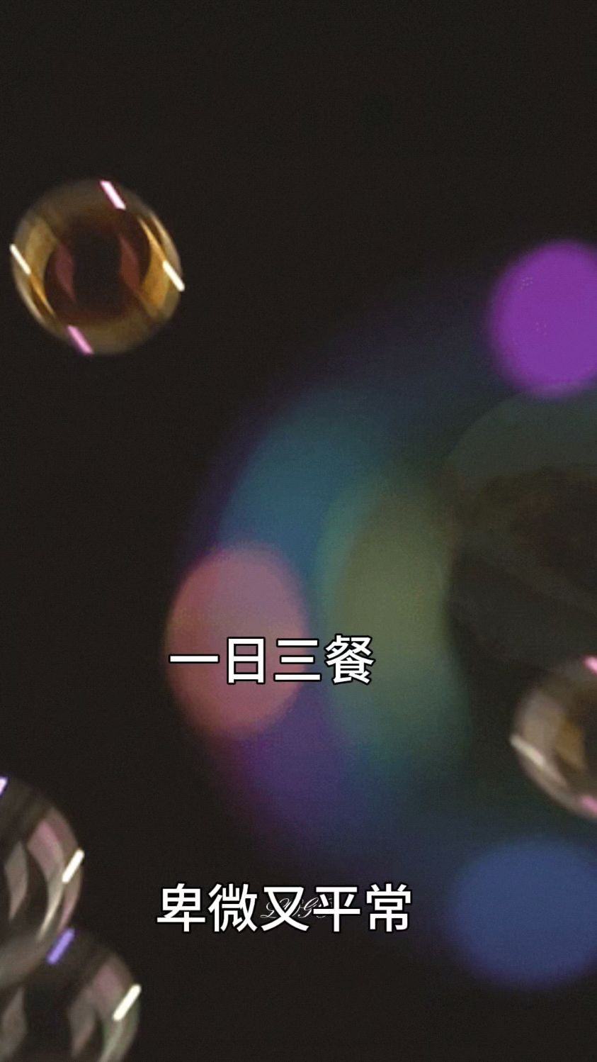 一日三餐,一年四季