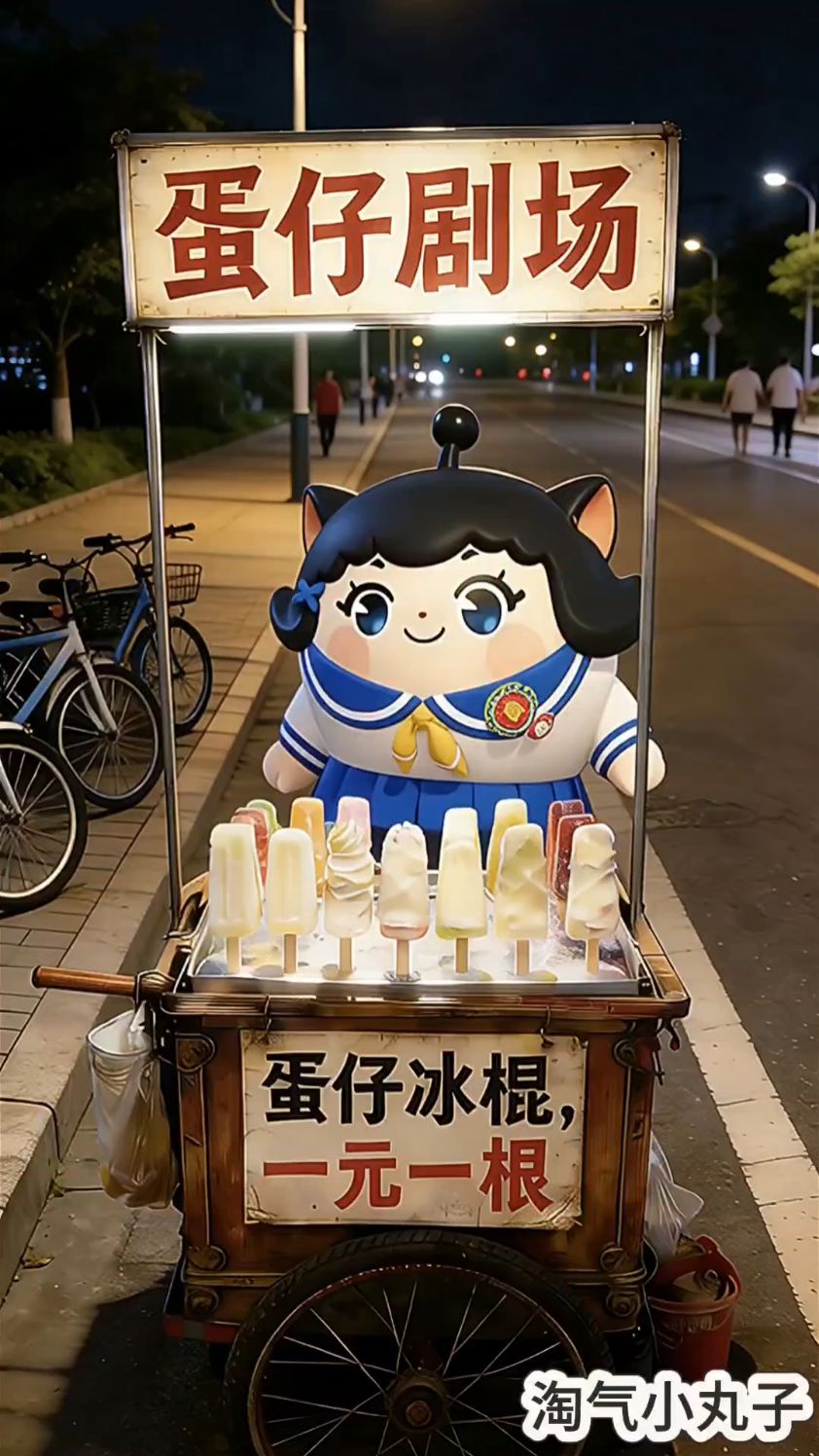 蛋仔派对：鸡块妹卖冰棍被抢