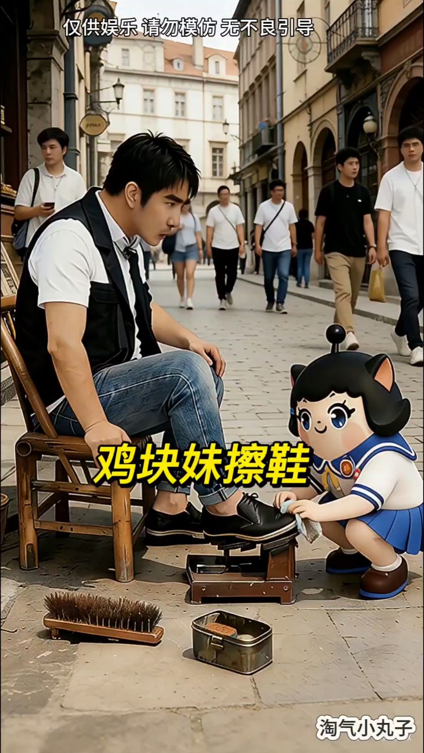 蛋仔派对：鸡块妹擦鞋奇事