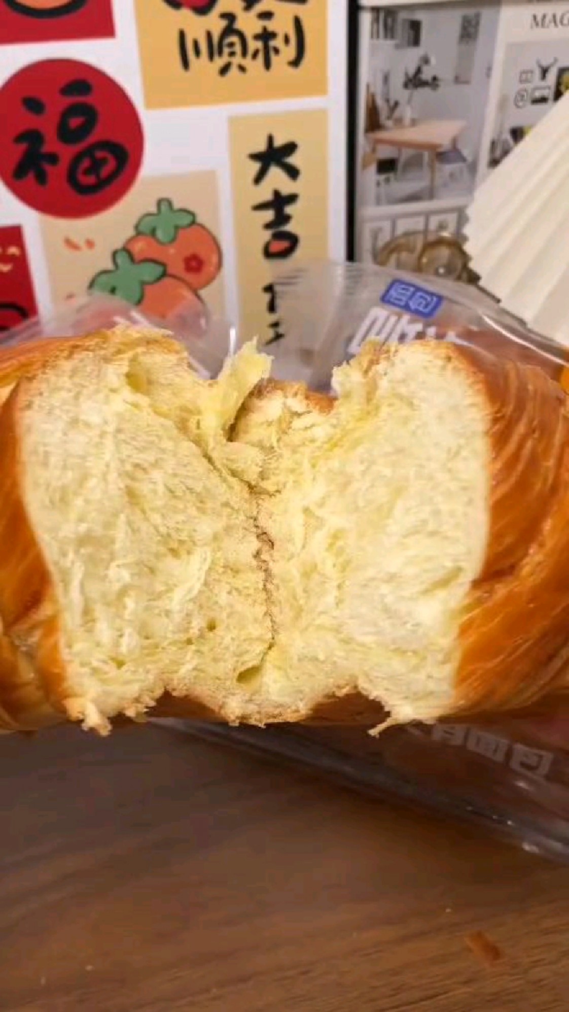 千层手撕面包一口下去,好满足!