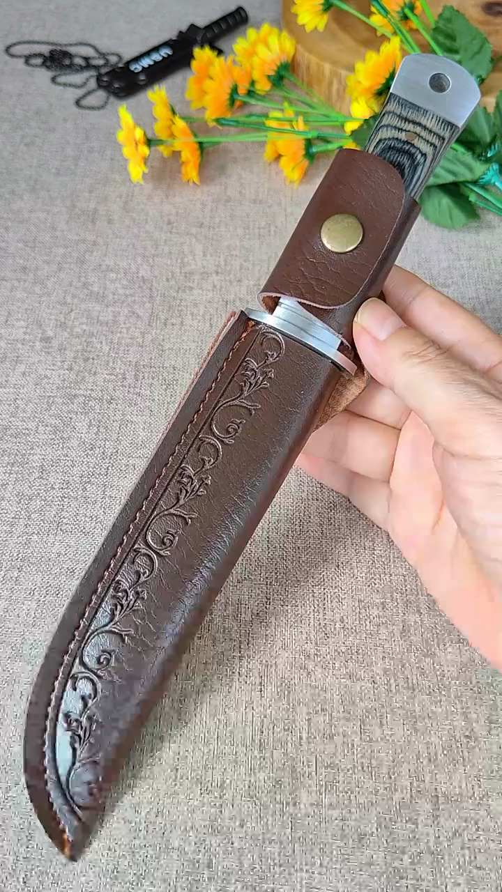 破竹 家用水果刀厨房烧烤露营切肉小刀 水果刀