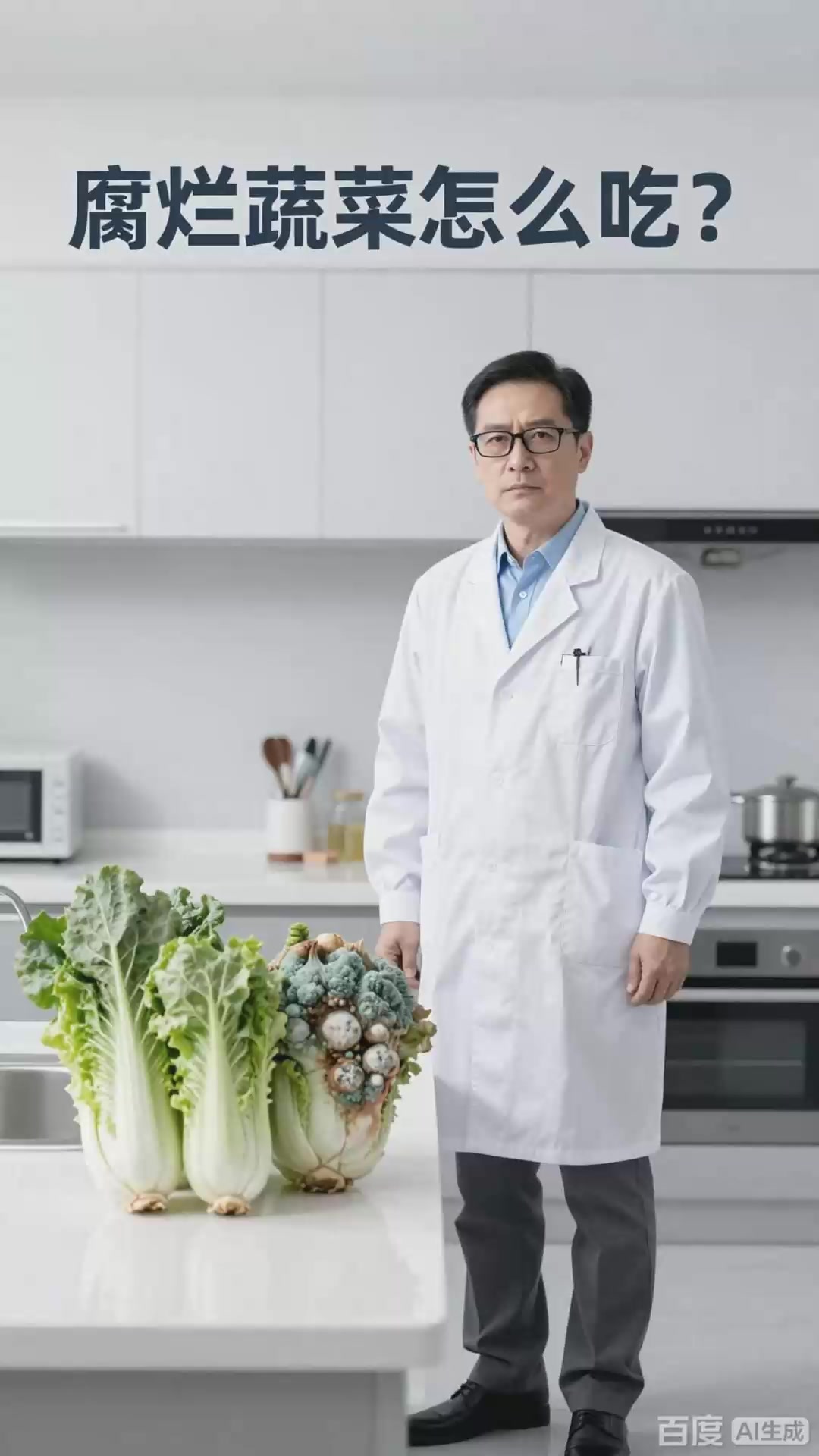 蔬菜腐烂部分切除?剩余是否食用看情况。