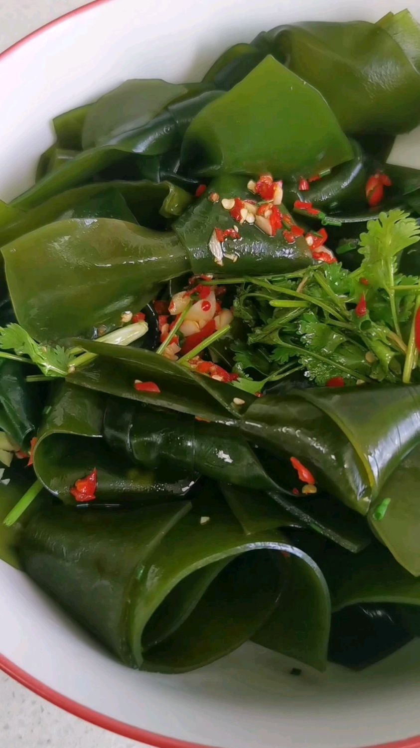 夏季凉拌菜,开胃海带、低脂肪,健康美味