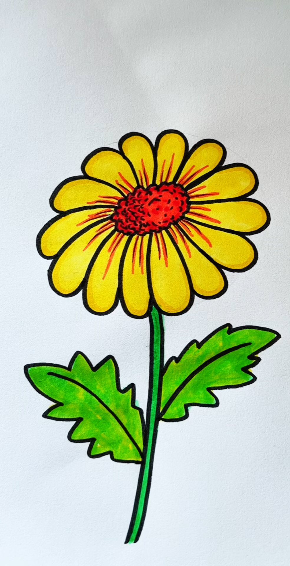 花朵这样画,简单又好看