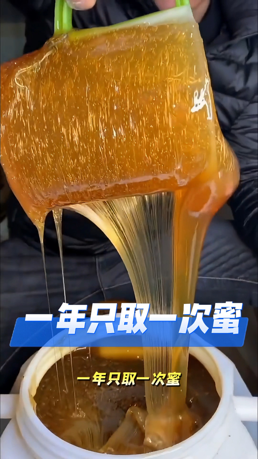 一年只取一次蜜的农家土蜂蜜,营养价值更高