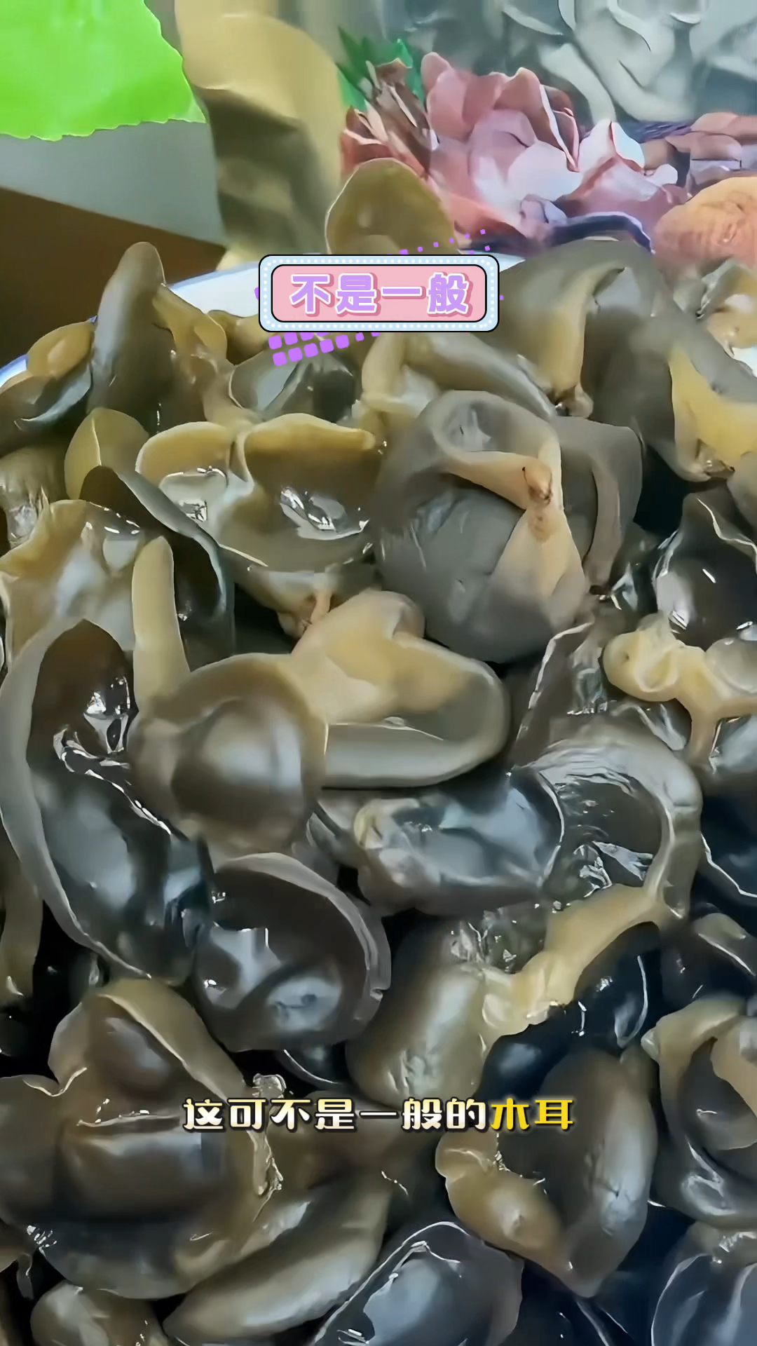 东北深山黑木耳!肉厚弹脆,炖菜炒菜超入味～
