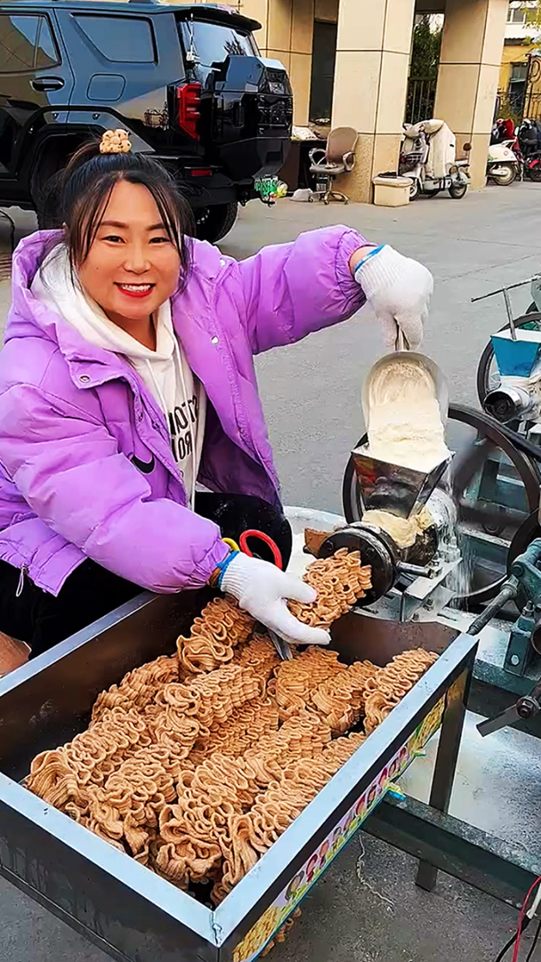 高手在民间,研究的爆米花机器
