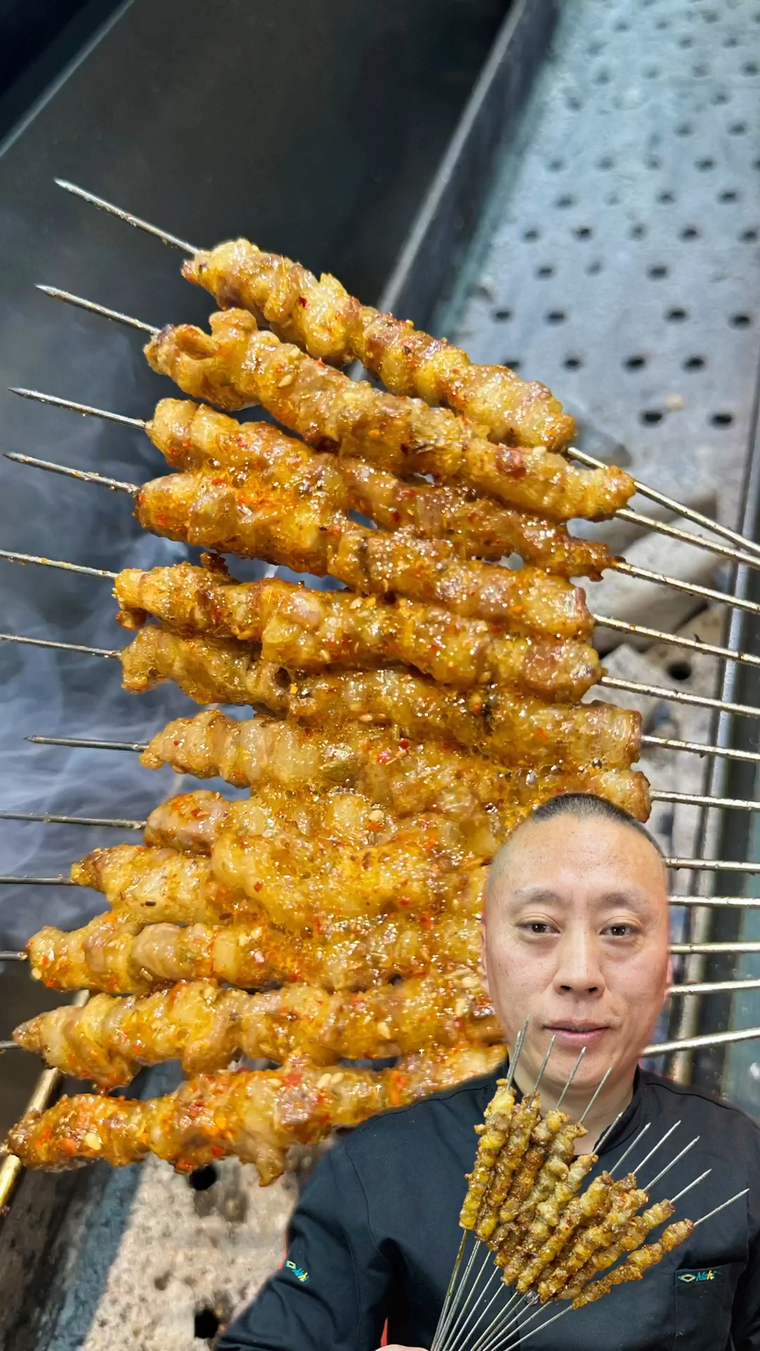 烧烤店的特色羊肉串,保姆级教程学到就是赚到