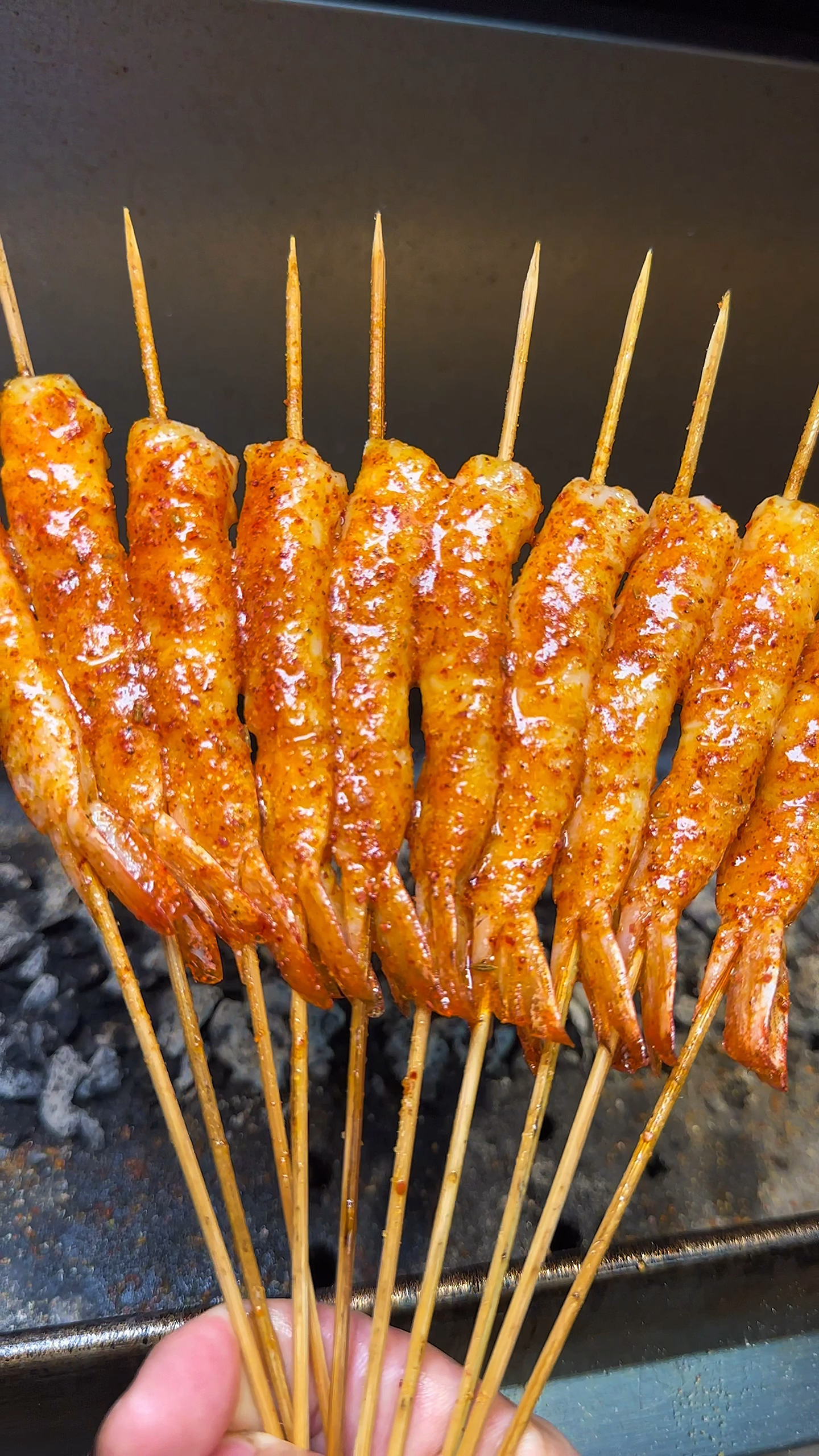 嘎嘎好吃的口味烤虾