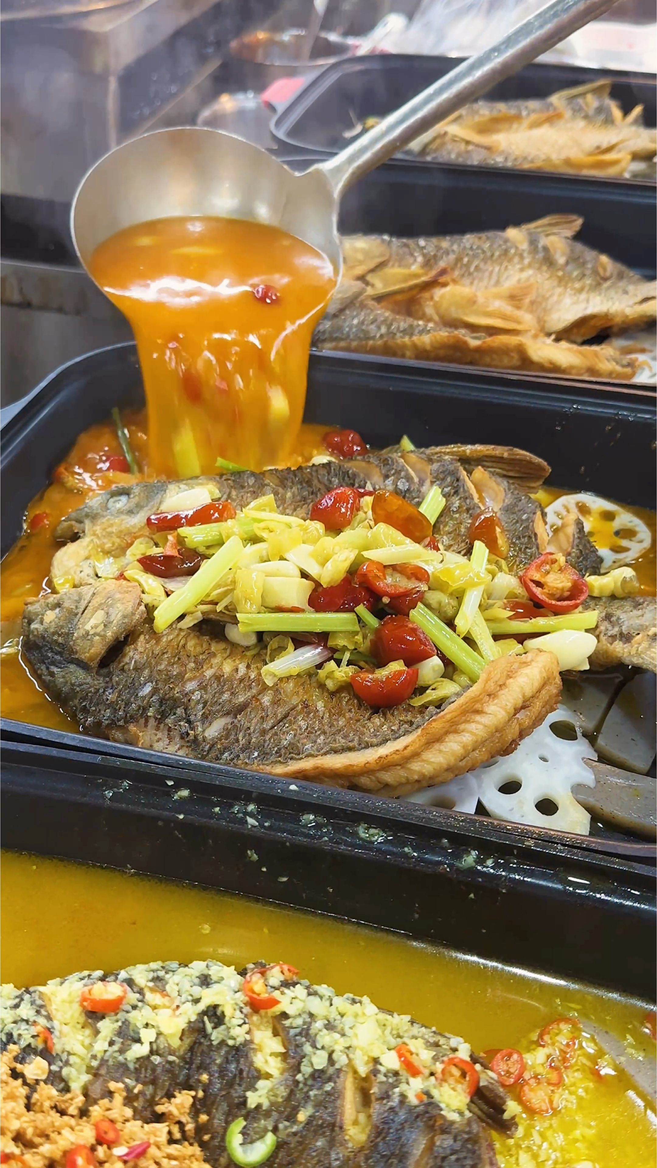 烧烤店冬季热销菜品烤鱼系列