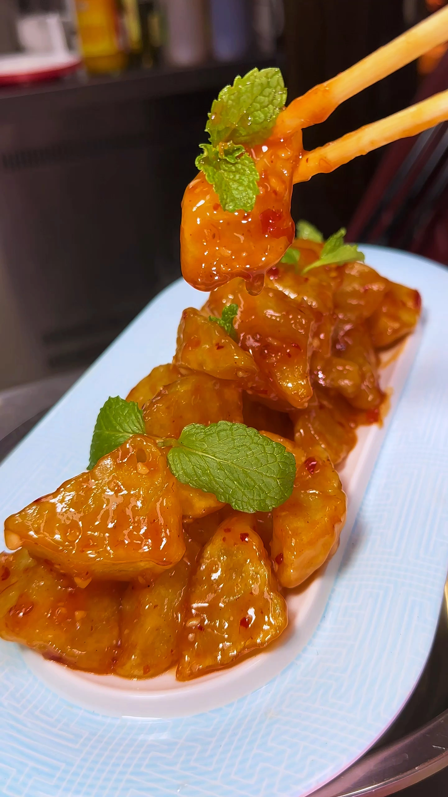 烧烤店的爆款菜品糖醋土豆，解油解腻嘎嘎好吃