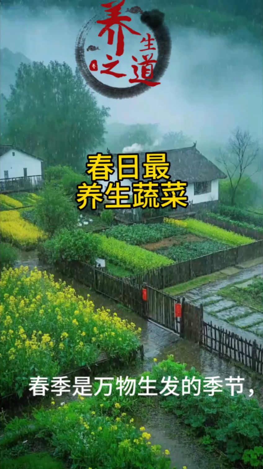 春日最养生的蔬菜是什么