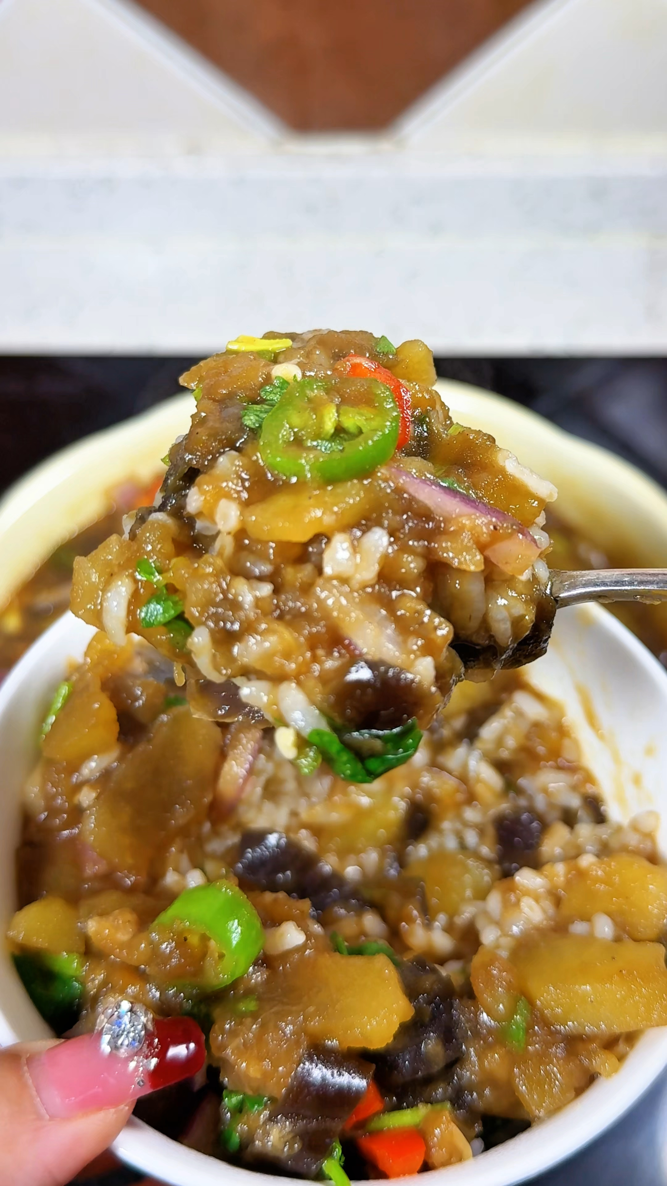 茄子炖土豆经典家常菜 做法简单又好吃 配米饭两碗打底