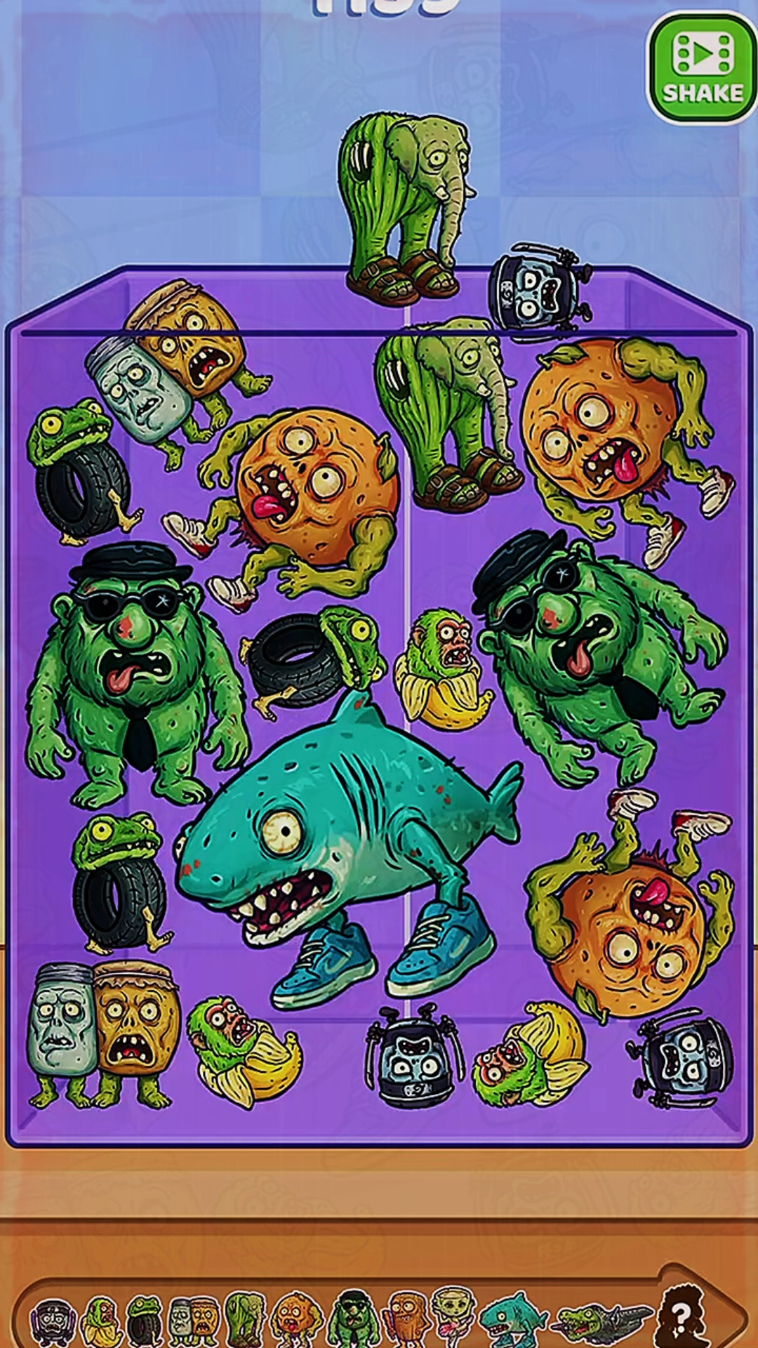 挑战合成僵尸耐克鲨鱼