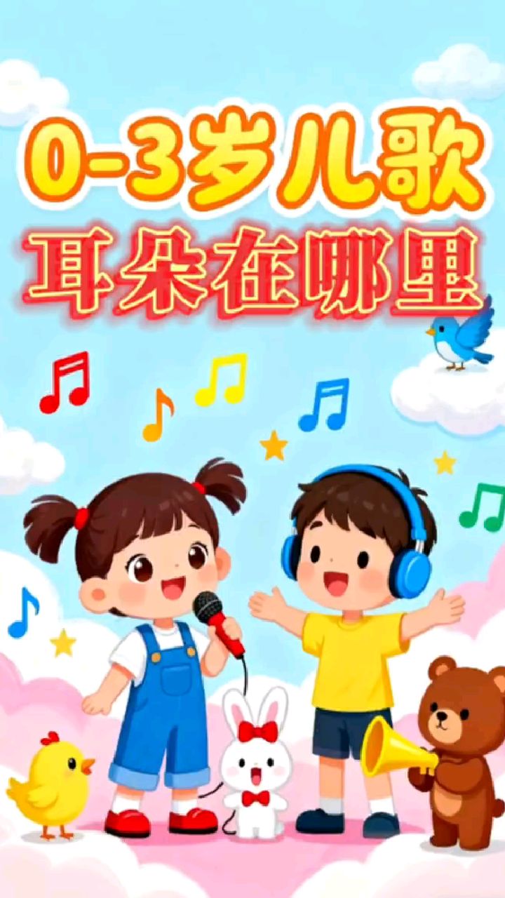 儿童早教启蒙儿歌:耳朵在哪里